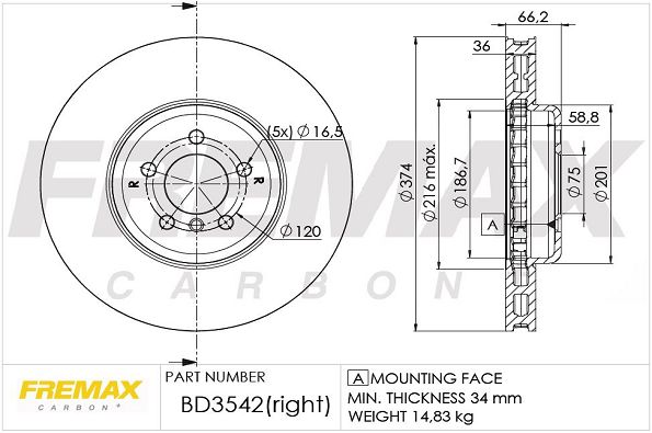 FREMAX Jarrulevy BD-3542