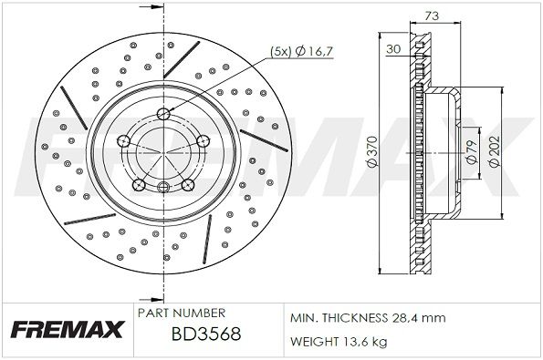 FREMAX Jarrulevy BD-3568