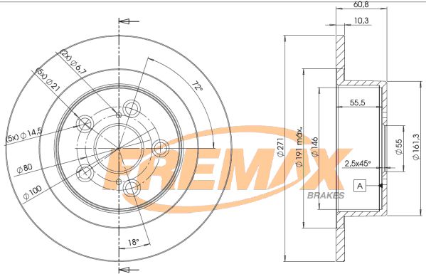 FREMAX Jarrulevy BD-4243