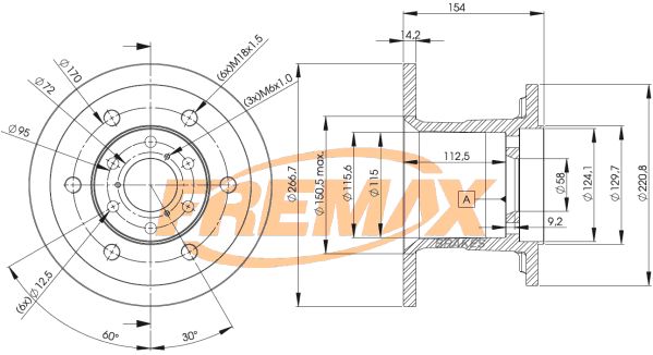 FREMAX Jarrulevy BD-4528