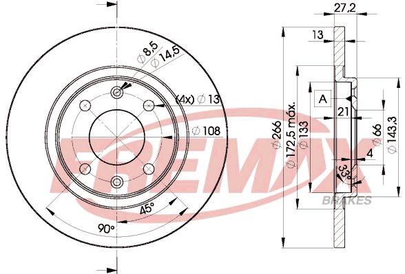 FREMAX Jarrulevy BD-4692