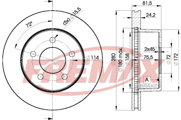 FREMAX Jarrulevy BD-5115