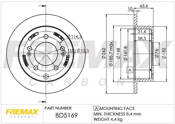 FREMAX Jarrulevy BD-5169