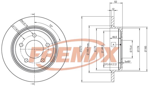 FREMAX Jarrulevy BD-5356