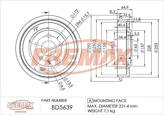 FREMAX Jarrurumpu BD-5639