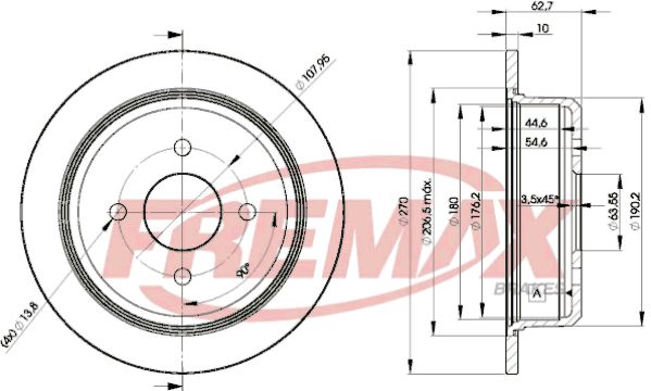 FREMAX Jarrulevy BD-5951