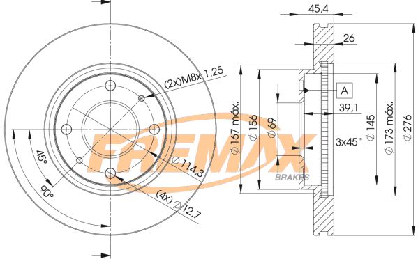 FREMAX Jarrulevy BD-6070