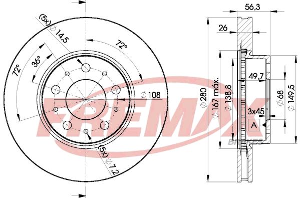 FREMAX Jarrulevy BD-6567