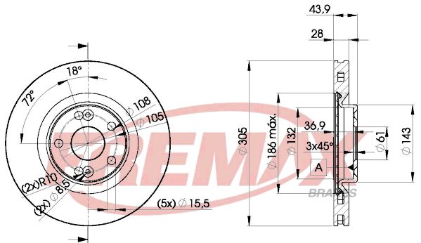 FREMAX Jarrulevy BD-6673