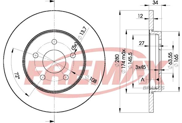 FREMAX Jarrulevy BD-6768