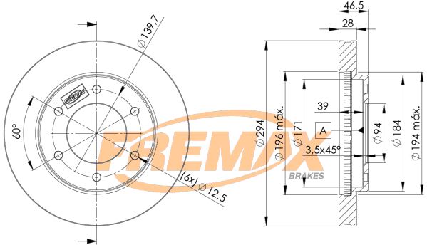 FREMAX Jarrulevy BD-7019