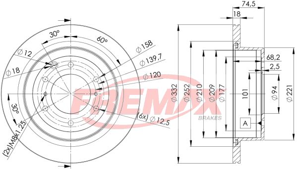 FREMAX Jarrulevy BD-7114