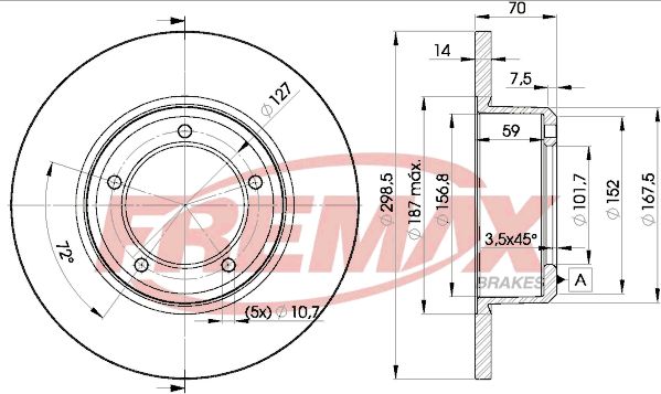 FREMAX Jarrulevy BD-7329