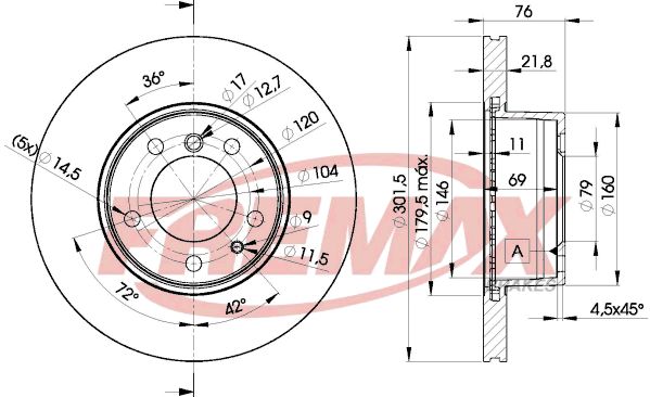 FREMAX Jarrulevy BD-8040