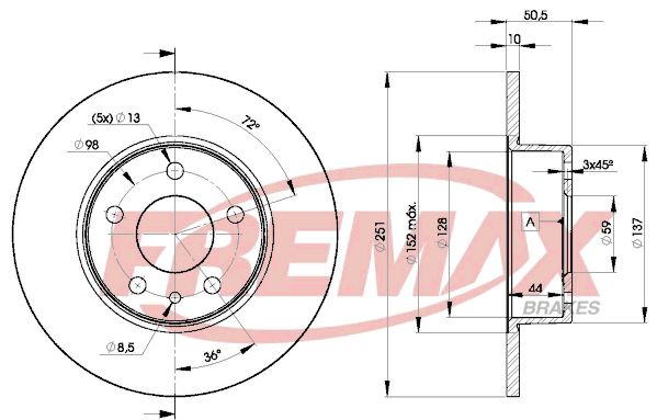 FREMAX Jarrulevy BD-8684