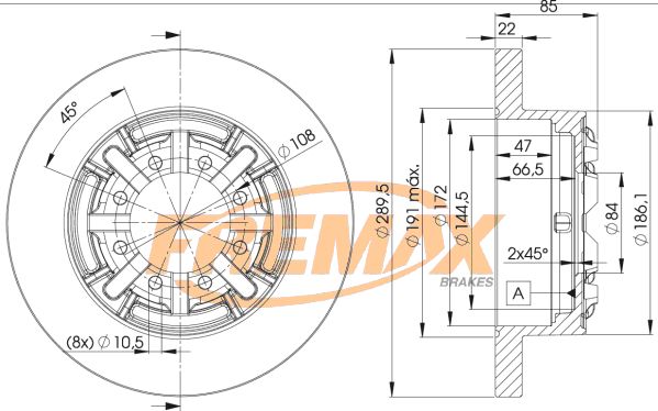 FREMAX Jarrulevy BD-8773