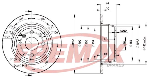 FREMAX Jarrulevy BD-9041