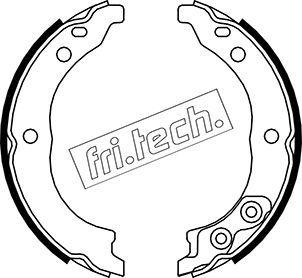 FRI.TECH. Jarrukenkäsarja, seisontajarru 1034.113K