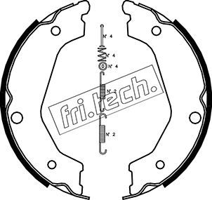 FRI.TECH. Jarrukenkäsarja, seisontajarru 1049.162K