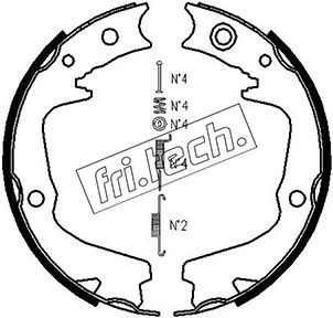 FRI.TECH. Jarrukenkäsarja, seisontajarru 1110.337K