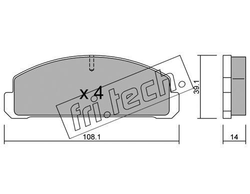 FRI.TECH. Jarrupala, levyjarru 309.0