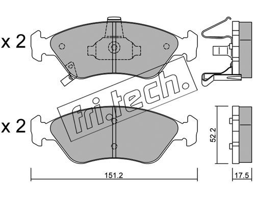 FRI.TECH. Jarrupala, levyjarru 380.0