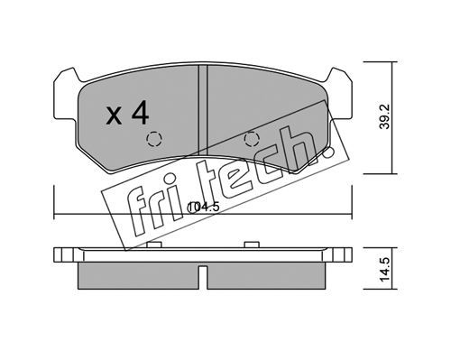 FRI.TECH. Jarrupala, levyjarru 527.0