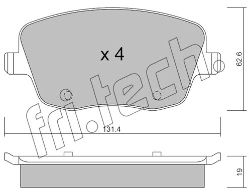 FRI.TECH. Jarrupala, levyjarru 563.0