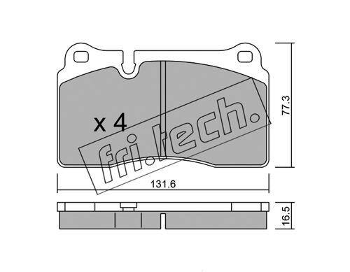 FRI.TECH. Jarrupala, levyjarru 675.0