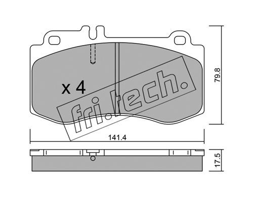 FRI.TECH. Jarrupala, levyjarru 844.0