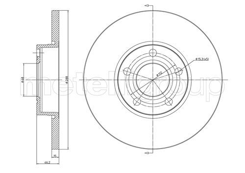 FRI.TECH. Jarrulevy BD0137