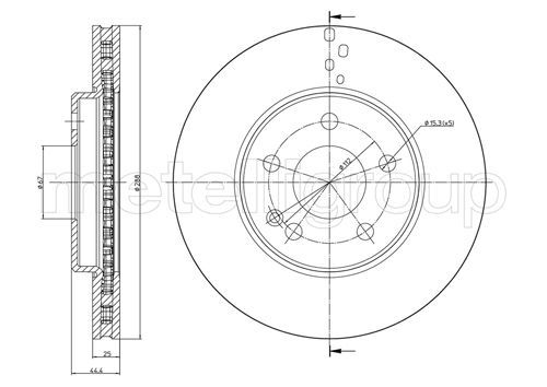 FRI.TECH. Jarrulevy BD0233