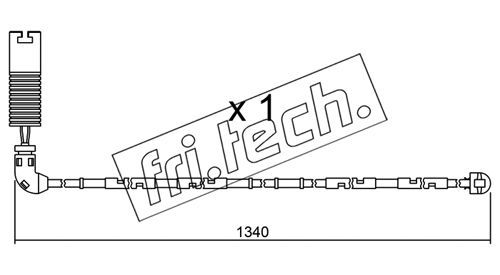 FRI.TECH. Kulumisenilmaisin, jarrupala SU.113