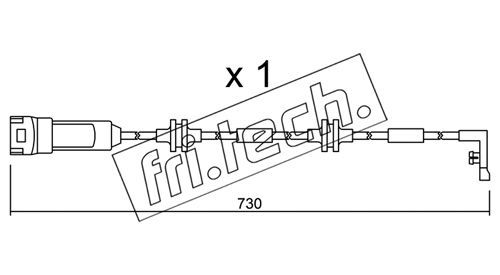 FRI.TECH. Kulumisenilmaisin, jarrupala SU.143