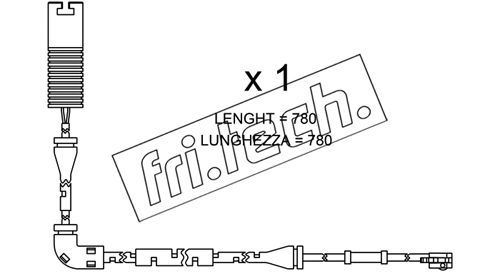 FRI.TECH. Kulumisenilmaisin, jarrupala SU.153