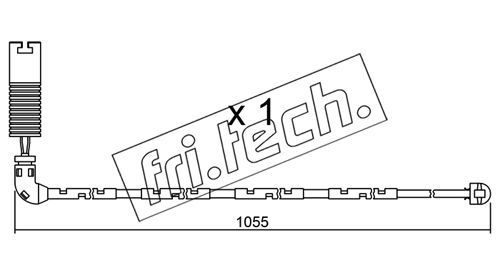 FRI.TECH. Kulumisenilmaisin, jarrupala SU.196