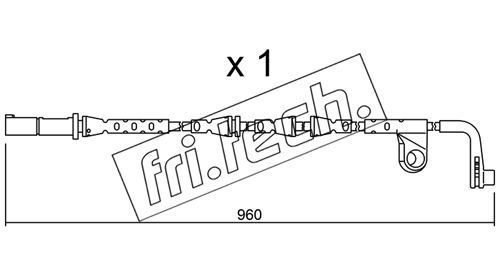 FRI.TECH. Kulumisenilmaisin, jarrupala SU.220