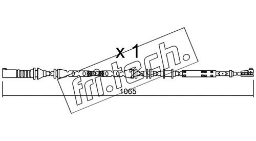 FRI.TECH. Kulumisenilmaisin, jarrupala SU.276