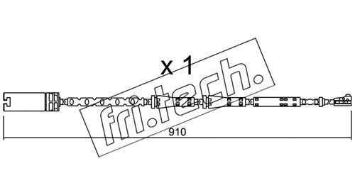 FRI.TECH. Kulumisenilmaisin, jarrupala SU.282