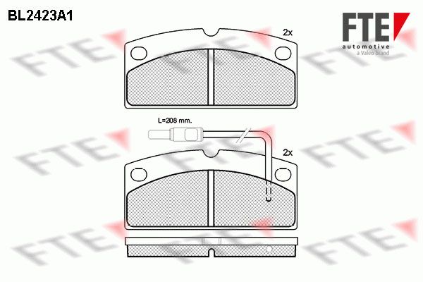 FTE Jarrupala, levyjarru BL2423A1