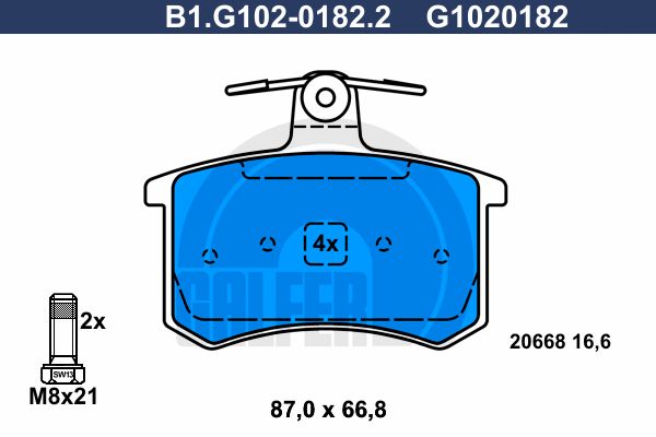 GALFER Jarrupala, levyjarru B1.G102-0182.2