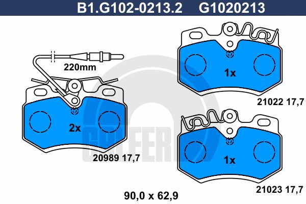 GALFER Jarrupala, levyjarru B1.G102-0213.2