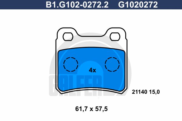 GALFER Jarrupala, levyjarru B1.G102-0272.2