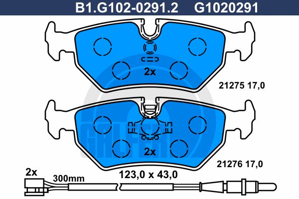 GALFER Jarrupala, levyjarru B1.G102-0291.2