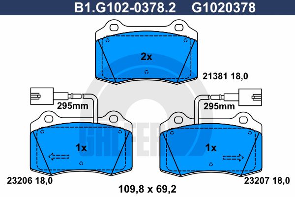 GALFER Jarrupala, levyjarru B1.G102-0378.2