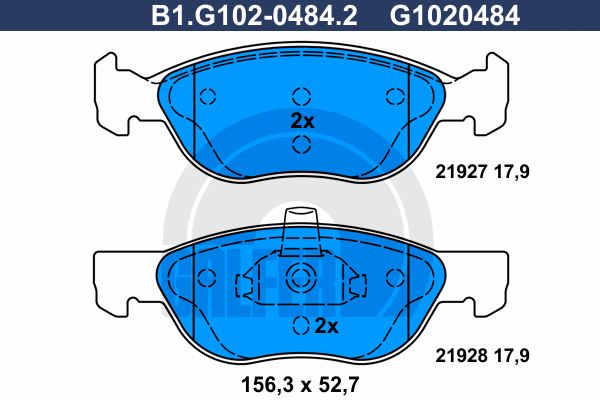 GALFER Jarrupala, levyjarru B1.G102-0484.2