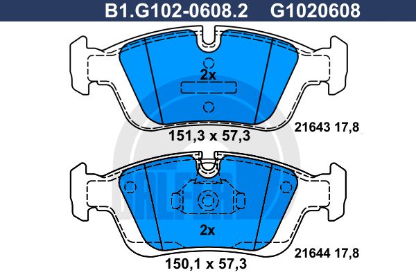 GALFER Jarrupala, levyjarru B1.G102-0608.2