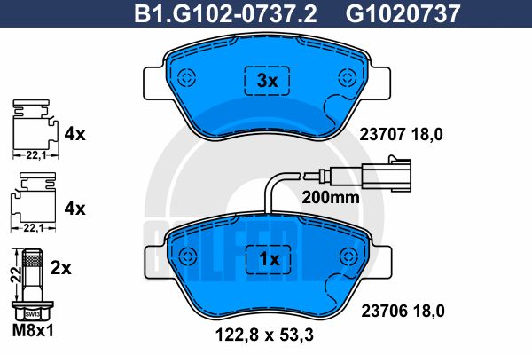 GALFER Jarrupala, levyjarru B1.G102-0737.2