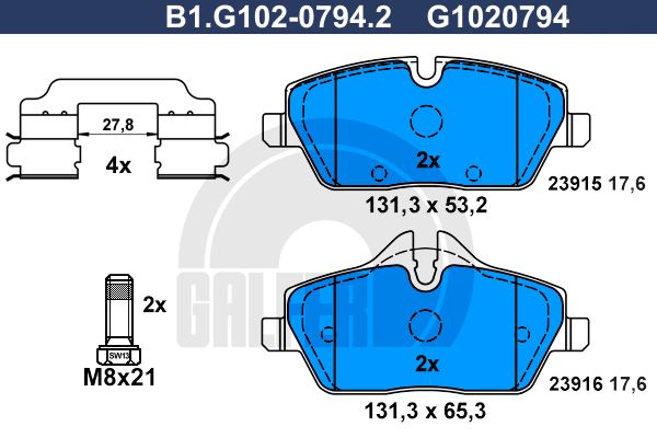 GALFER Jarrupala, levyjarru B1.G102-0794.2