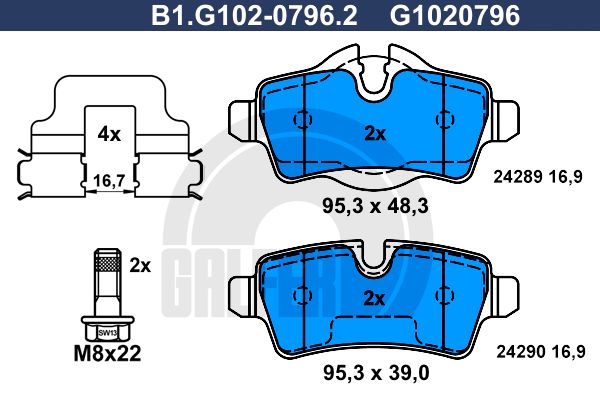 GALFER Jarrupala, levyjarru B1.G102-0796.2